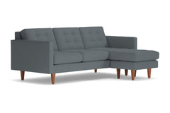 Lexington Reversible Chaise Sofa :: Leg Finish: Pecan