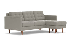 Lexington Reversible Chaise Sofa :: Leg Finish: Pecan