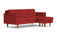 Lexington Reversible Chaise Sofa :: Leg Finish: Pecan