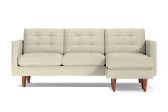 Lexington Reversible Chaise Sofa :: Leg Finish: Pecan