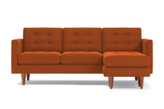 Lexington Reversible Chaise Sofa :: Leg Finish: Pecan