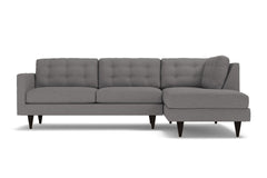 Logan 2pc Sectional Sofa :: Leg Finish: Espresso / Configuration: RAF - Chaise on the Right