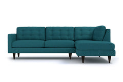 Logan 2pc Sectional Sofa :: Leg Finish: Espresso / Configuration: RAF - Chaise on the Right