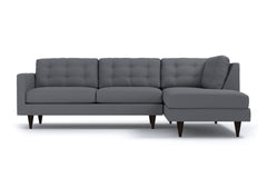 Logan 2pc Sectional Sofa :: Leg Finish: Espresso / Configuration: RAF - Chaise on the Right