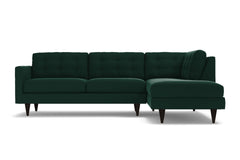 Logan 2pc Sectional Sofa :: Leg Finish: Espresso / Configuration: RAF - Chaise on the Right