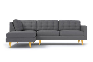 Logan 2pc Sectional Sofa :: Leg Finish: Natural / Configuration: LAF - Chaise on the Left