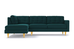 Logan 2pc Sectional Sofa :: Leg Finish: Natural / Configuration: LAF - Chaise on the Left