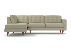 Logan 2pc Sectional Sofa :: Leg Finish: Pecan / Configuration: LAF - Chaise on the Left