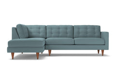 Logan 2pc Sectional Sofa :: Leg Finish: Pecan / Configuration: LAF - Chaise on the Left