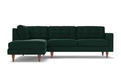 Logan 2pc Sectional Sofa :: Leg Finish: Pecan / Configuration: LAF - Chaise on the Left