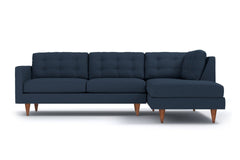 Logan 2pc Sectional Sofa :: Leg Finish: Pecan / Configuration: RAF - Chaise on the Right