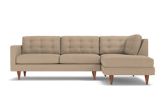 Logan 2pc Sectional Sofa :: Leg Finish: Pecan / Configuration: RAF - Chaise on the Right