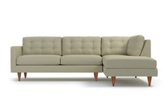 Logan 2pc Sectional Sofa :: Leg Finish: Pecan / Configuration: RAF - Chaise on the Right