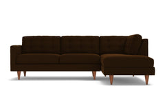 Logan 2pc Sectional Sofa :: Leg Finish: Pecan / Configuration: RAF - Chaise on the Right