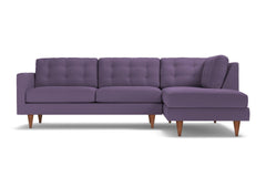 Logan 2pc Sectional Sofa :: Leg Finish: Pecan / Configuration: RAF - Chaise on the Right