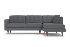 Logan 2pc Sectional Sofa :: Leg Finish: Pecan / Configuration: RAF - Chaise on the Right