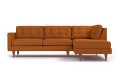 Logan 2pc Sectional Sofa :: Leg Finish: Pecan / Configuration: RAF - Chaise on the Right