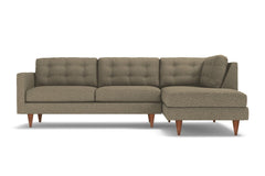 Logan 2pc Sectional Sofa :: Leg Finish: Pecan / Configuration: RAF - Chaise on the Right