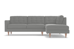 Logan 2pc Sectional Sofa :: Leg Finish: Pecan / Configuration: RAF - Chaise on the Right