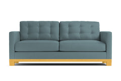Logan Drive Apartment Size Sleeper Sofa Bed :: Leg Finish: Natural / Sleeper Option: Deluxe Innerspring Mattress