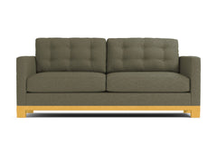 Logan Drive Apartment Size Sleeper Sofa Bed :: Leg Finish: Natural / Sleeper Option: Deluxe Innerspring Mattress