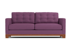 Logan Drive Twin Size Sleeper Sofa Bed :: Leg Finish: Pecan / Sleeper Option: Deluxe Innerspring Mattress