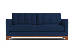 Logan Drive Apartment Size Sleeper Sofa Bed :: Leg Finish: Pecan / Sleeper Option: Memory Foam Mattress