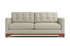 Logan Drive Apartment Size Sleeper Sofa Bed :: Leg Finish: Pecan / Sleeper Option: Memory Foam Mattress