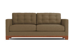 Logan Drive Apartment Size Sleeper Sofa Bed :: Leg Finish: Pecan / Sleeper Option: Memory Foam Mattress