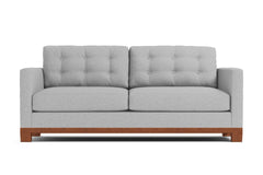 Logan Drive Twin Size Sleeper Sofa Bed :: Leg Finish: Pecan / Sleeper Option: Deluxe Innerspring Mattress