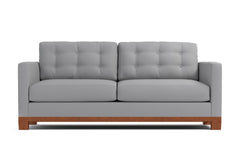 Logan Drive Apartment Size Sleeper Sofa Bed :: Leg Finish: Pecan / Sleeper Option: Memory Foam Mattress