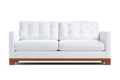 Logan Drive Twin Size Sleeper Sofa Bed :: Leg Finish: Pecan / Sleeper Option: Memory Foam Mattress