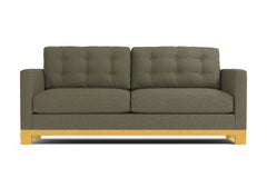 Logan Drive Queen Size Sleeper Sofa Bed :: Leg Finish: Natural / Sleeper Option: Deluxe Innerspring Mattress