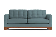 Logan Drive Queen Size Sleeper Sofa Bed :: Leg Finish: Pecan / Sleeper Option: Memory Foam Mattress