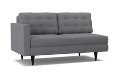 Logan Left Arm Apartment Size Sofa :: Leg Finish: Espresso / Configuration: LAF - Chaise on the Left