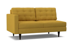 Logan Left Arm Apartment Size Sofa :: Leg Finish: Espresso / Configuration: LAF - Chaise on the Left