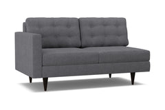 Logan Left Arm Apartment Size Sofa :: Leg Finish: Espresso / Configuration: LAF - Chaise on the Left