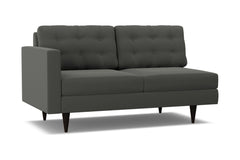 Logan Left Arm Apartment Size Sofa :: Leg Finish: Espresso / Configuration: LAF - Chaise on the Left