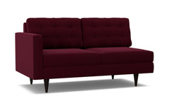 Logan Left Arm Apartment Size Sofa :: Leg Finish: Espresso / Configuration: LAF - Chaise on the Left