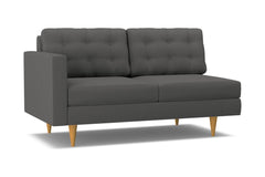 Logan Left Arm Apartment Size Sofa :: Leg Finish: Natural / Configuration: LAF - Chaise on the Left