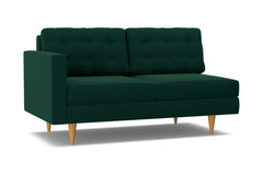 Logan Left Arm Apartment Size Sofa :: Leg Finish: Natural / Configuration: LAF - Chaise on the Left