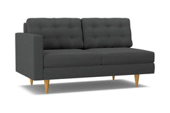 Logan Left Arm Apartment Size Sofa :: Leg Finish: Natural / Configuration: LAF - Chaise on the Left