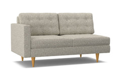 Logan Left Arm Apartment Size Sofa :: Leg Finish: Natural / Configuration: LAF - Chaise on the Left