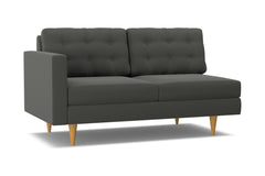 Logan Left Arm Apartment Size Sofa :: Leg Finish: Natural / Configuration: LAF - Chaise on the Left