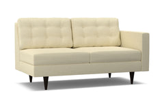 Logan Right Arm Apartment Size Sofa :: Leg Finish: Espresso / Configuration: RAF - Chaise on the Right