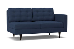 Logan Right Arm Apartment Size Sofa :: Leg Finish: Espresso / Configuration: RAF - Chaise on the Right