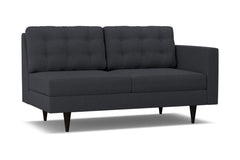 Logan Right Arm Apartment Size Sofa :: Leg Finish: Espresso / Configuration: RAF - Chaise on the Right