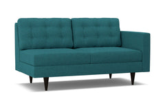 Logan Right Arm Apartment Size Sofa :: Leg Finish: Espresso / Configuration: RAF - Chaise on the Right