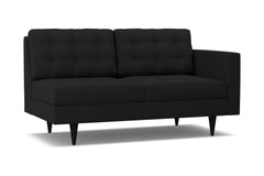 Logan Right Arm Apartment Size Sofa :: Leg Finish: Espresso / Configuration: RAF - Chaise on the Right