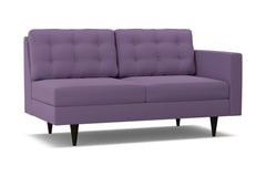 Logan Right Arm Apartment Size Sofa :: Leg Finish: Espresso / Configuration: RAF - Chaise on the Right